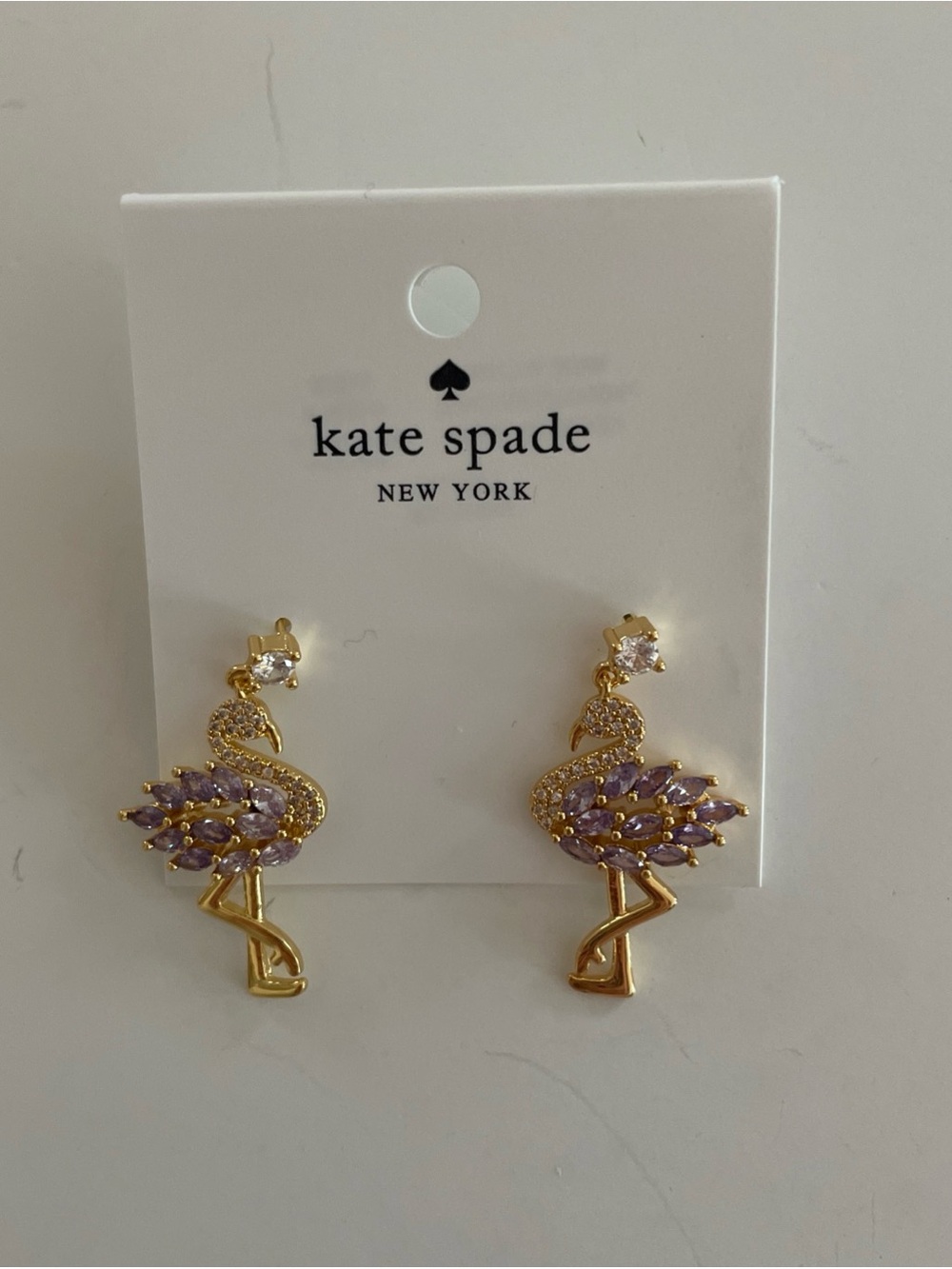 kate spade Gold Tone Stud Earrings